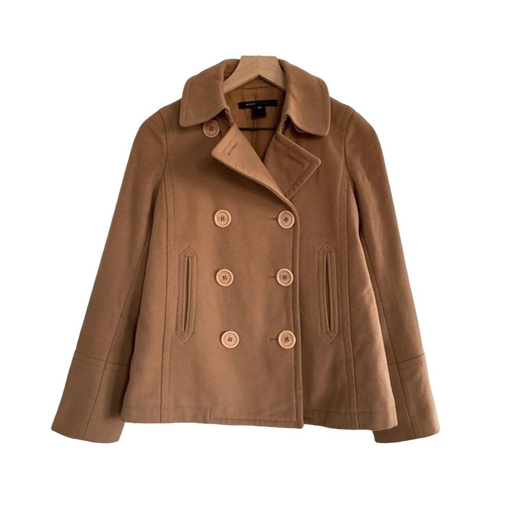 Marc Jacobs Wool Peacoat in British Tan Size XS